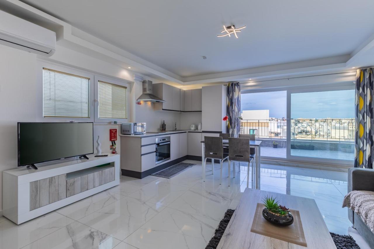 Terrace View-Stylish Two Bedrooms Fully Ac-Wifi Penthouse Msida Exterior foto