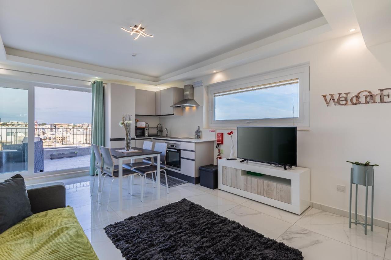 Terrace View-Stylish Two Bedrooms Fully Ac-Wifi Penthouse Msida Exterior foto